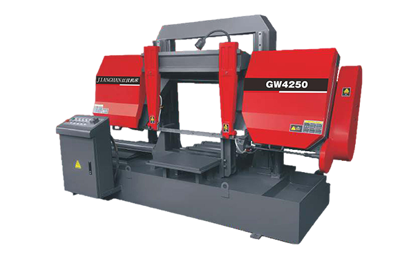 横林镇GW4250双柱龙门卧式带锯床