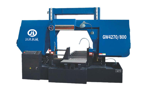 横林镇GW4270/800双柱龙门卧式带锯床